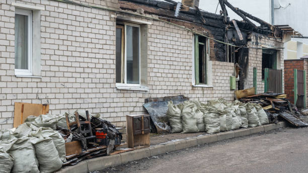 Professional Emergency Fire Cleanup technician working in Austin, TX